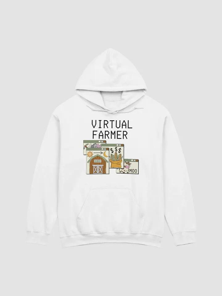 Virtual Farmer Hoodie - Black Text product image (101)