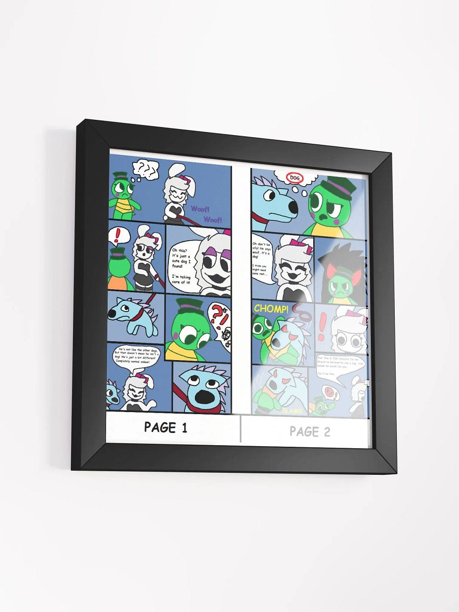 Nonsense with Slinky & Turtle Issue #1 Framed Print product image (6)