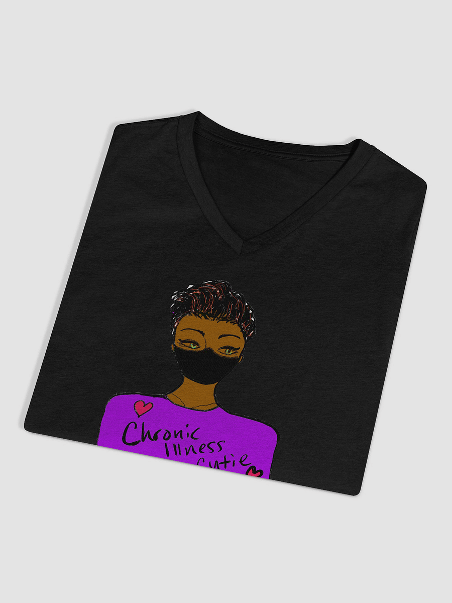Chronic Illness Cutie Relaxed V-Neck Tee product image (41)
