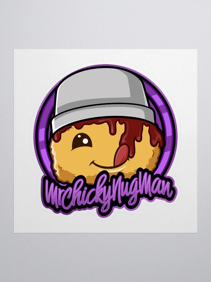 MrChickyNugMan Logo Sticker product image (1)