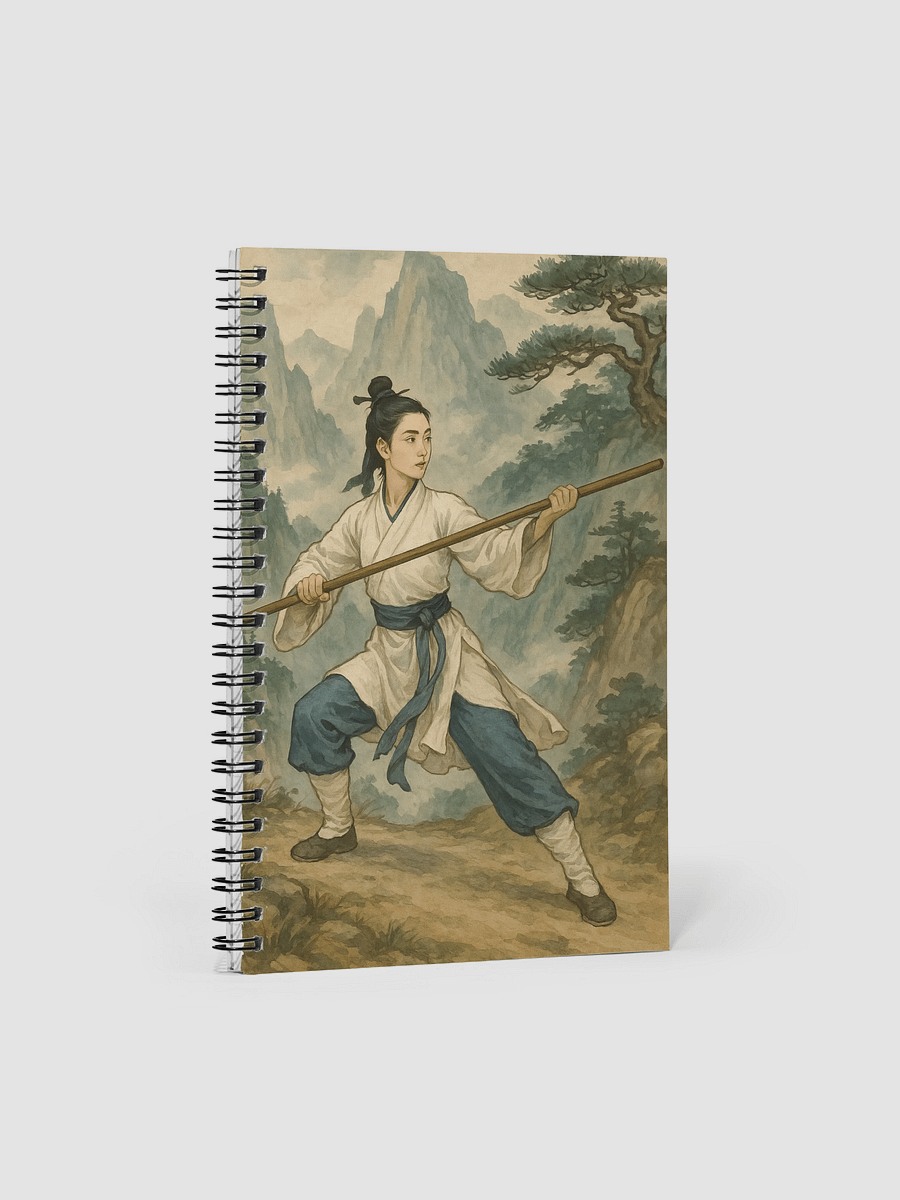 Wudang Mountain Warrior Spiral Notebook product image (1)
