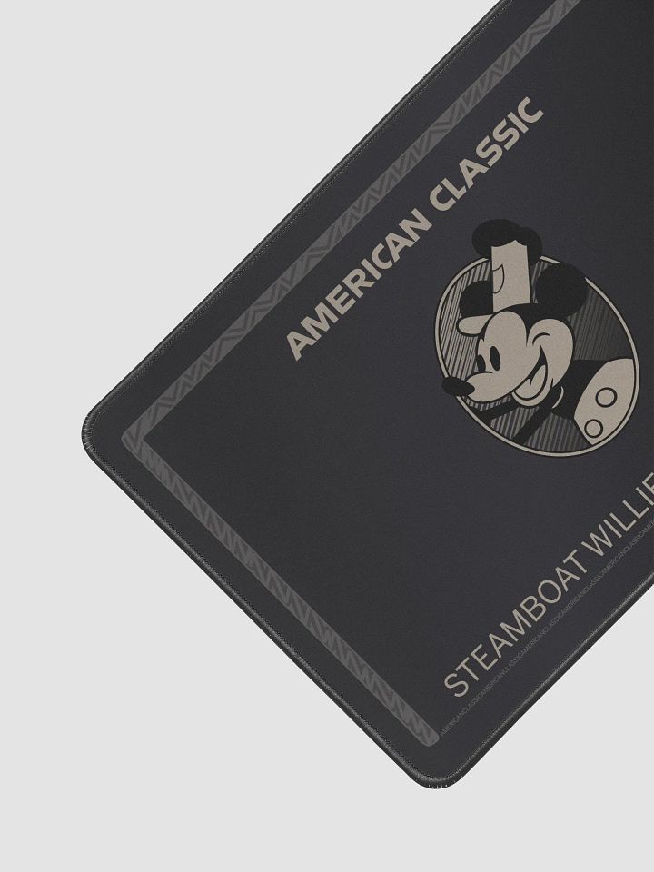 Steamboat Willie Desk Mat in Black product image (2)