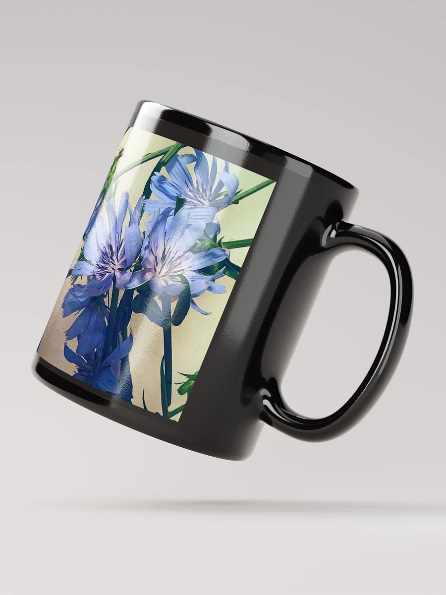 Blue Wildflower Black Coffee Mug product image (4)