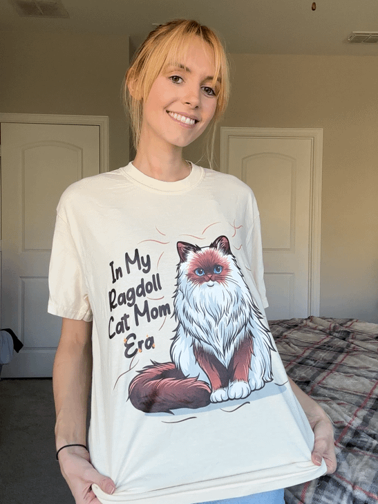 Ragdoll Cat MOM T-Shirt product image (2)