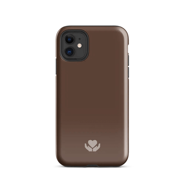 Aesthetic Brown iPhone Tough Case product image (2)