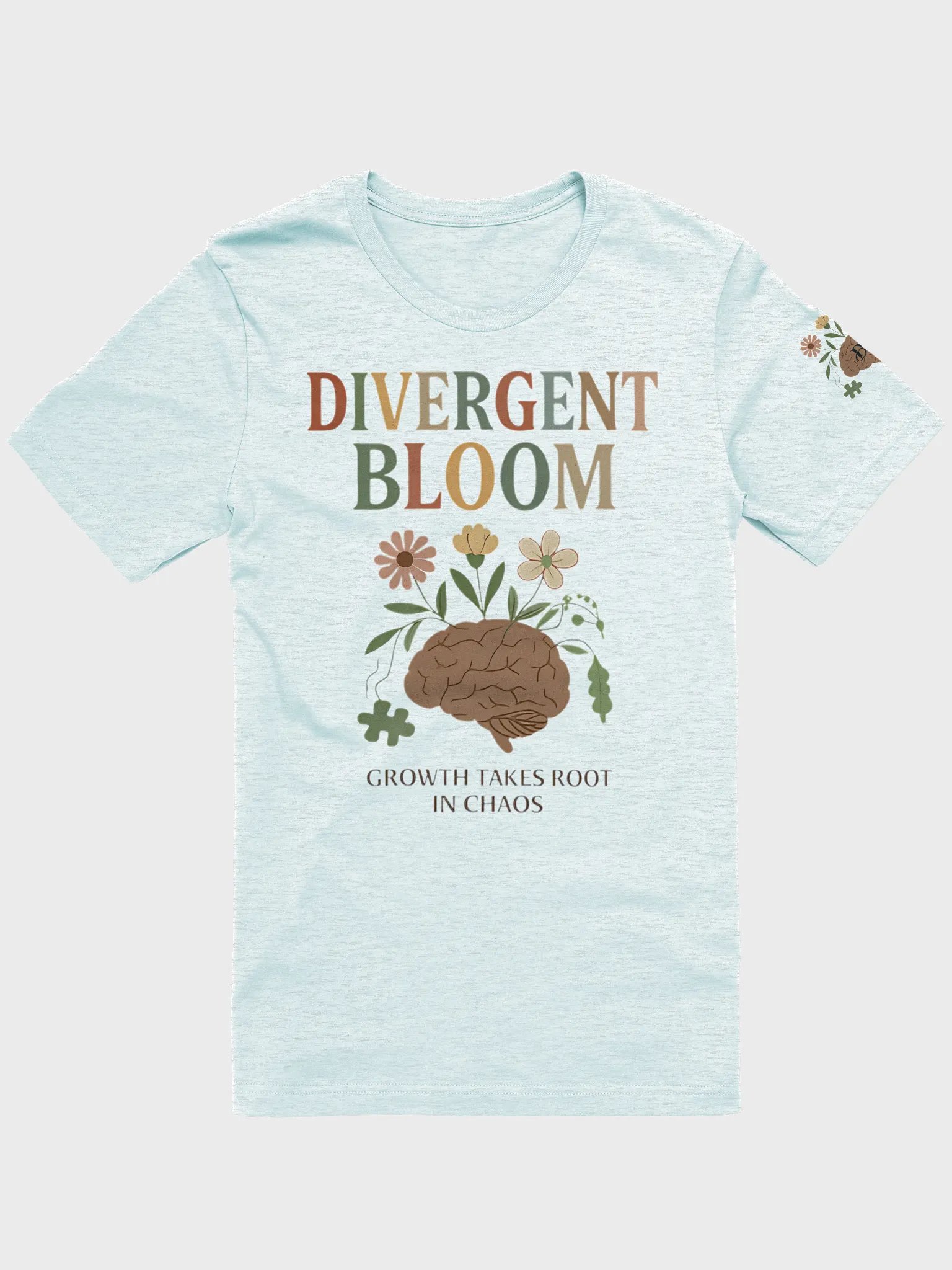 Divergent Bloom Growth Takes Roots in Chaos T-shirt product image (1)