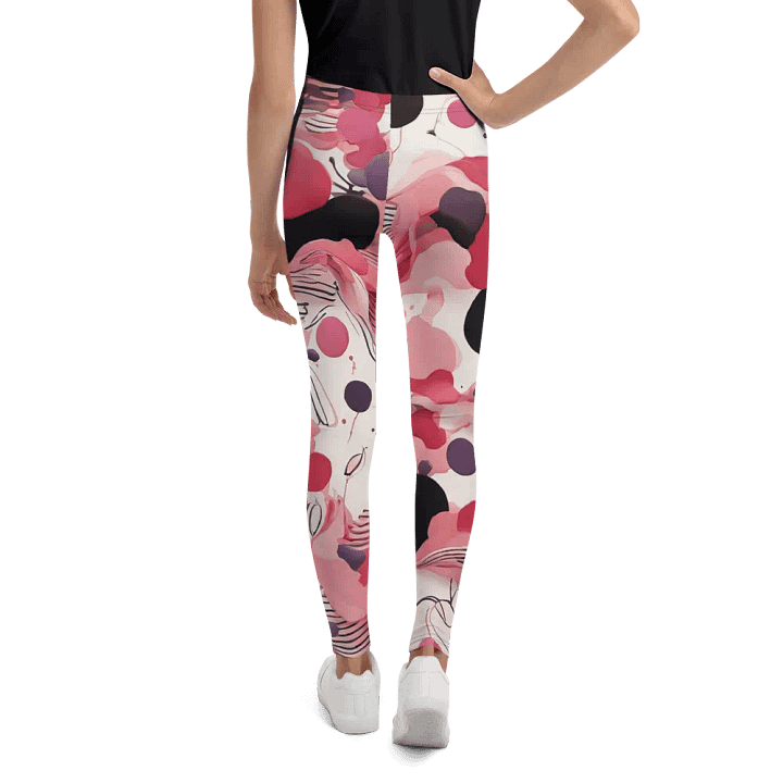 pink and black design for legging product image (2)