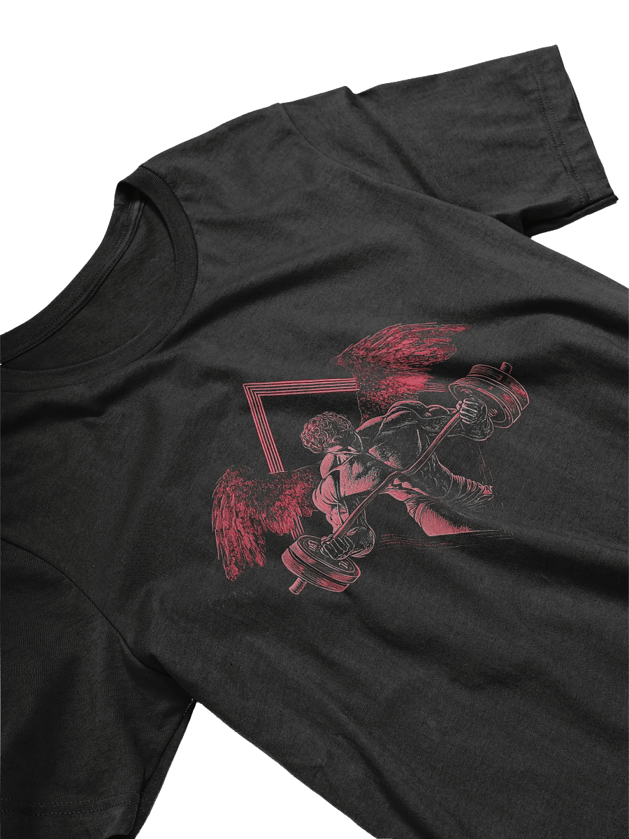 Angel Weightlifting T-Shirt, Gym Angel Wings Shirt, Fitness Motivation Tee product image (7)