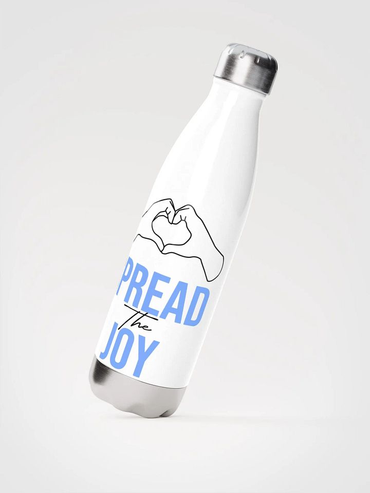 Spread the Joy Water Bottle White product image (2)