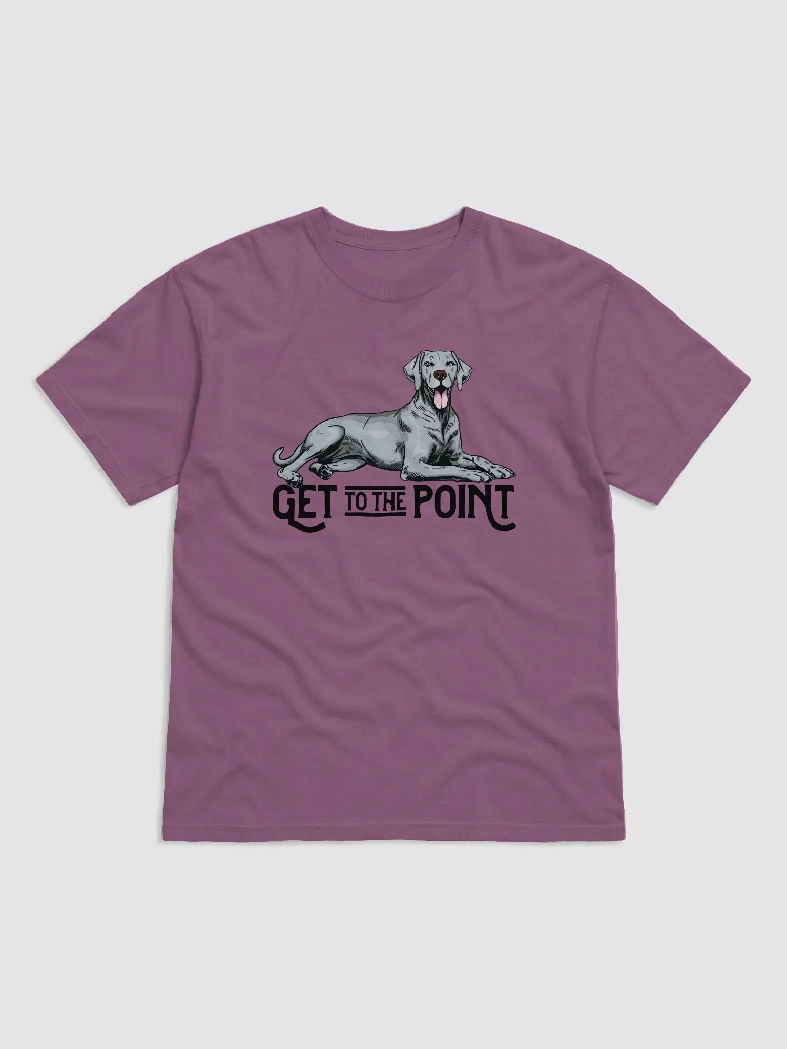 Get to the Point T-Shirt of a Weimaraner | Funny T-Shirt for Sporting Dog Paw-rents product image (9)