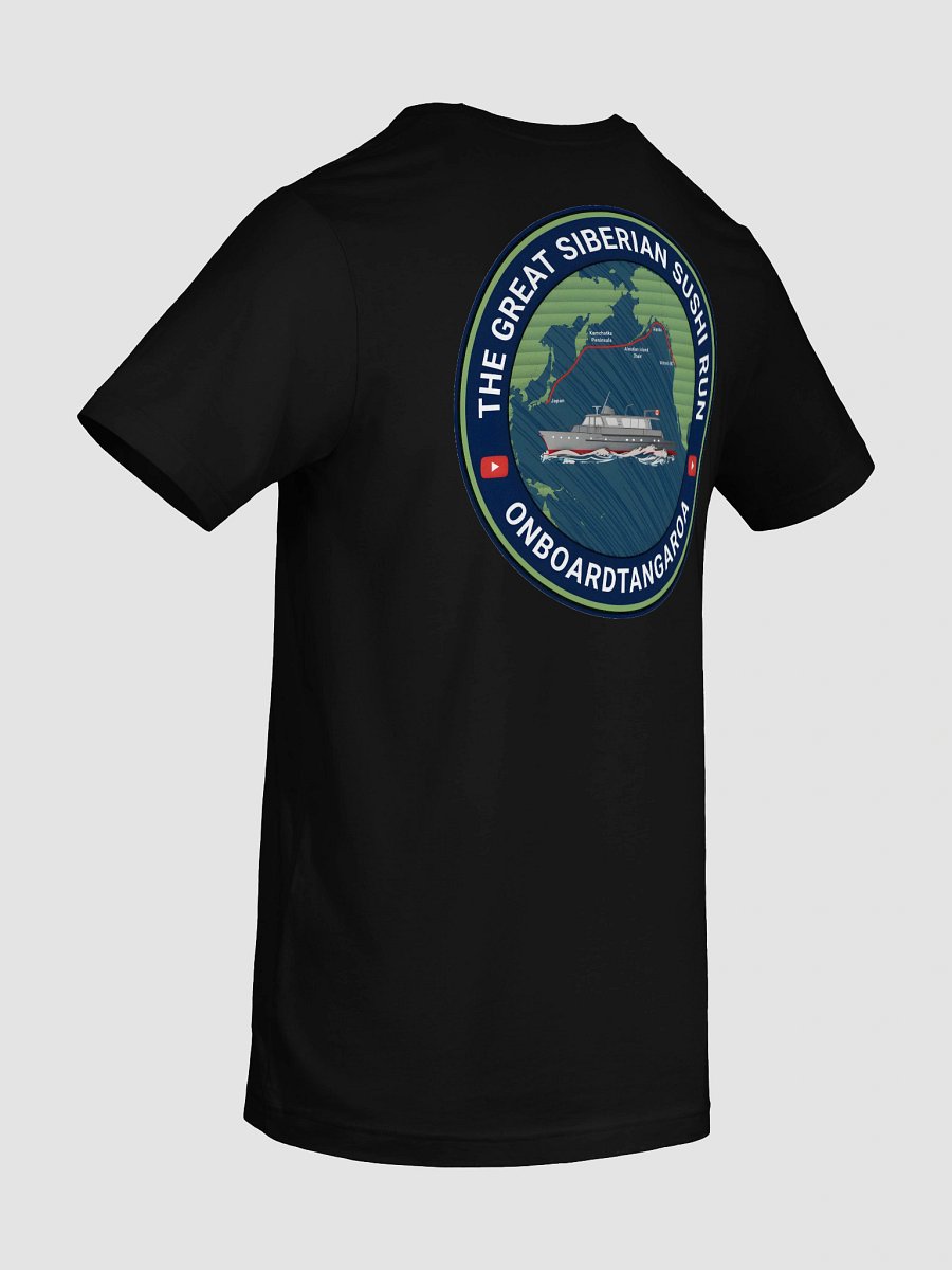 The Great Siberian Sushi Run Women’s T-Shirt (Dark Colours and Route Logo) product image (105)