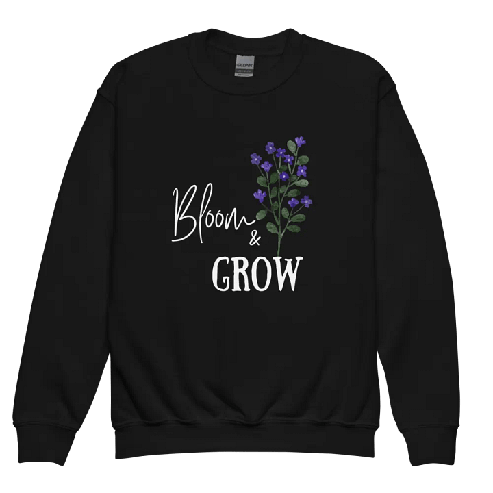 Bloom and Grow Youth Crewneck Sweatshirt product image (1)