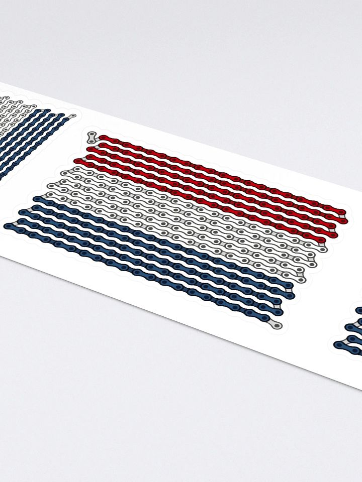 Netherlands Bike Chain Flag Stickers, Mixed Size 4 Pack product image (2)