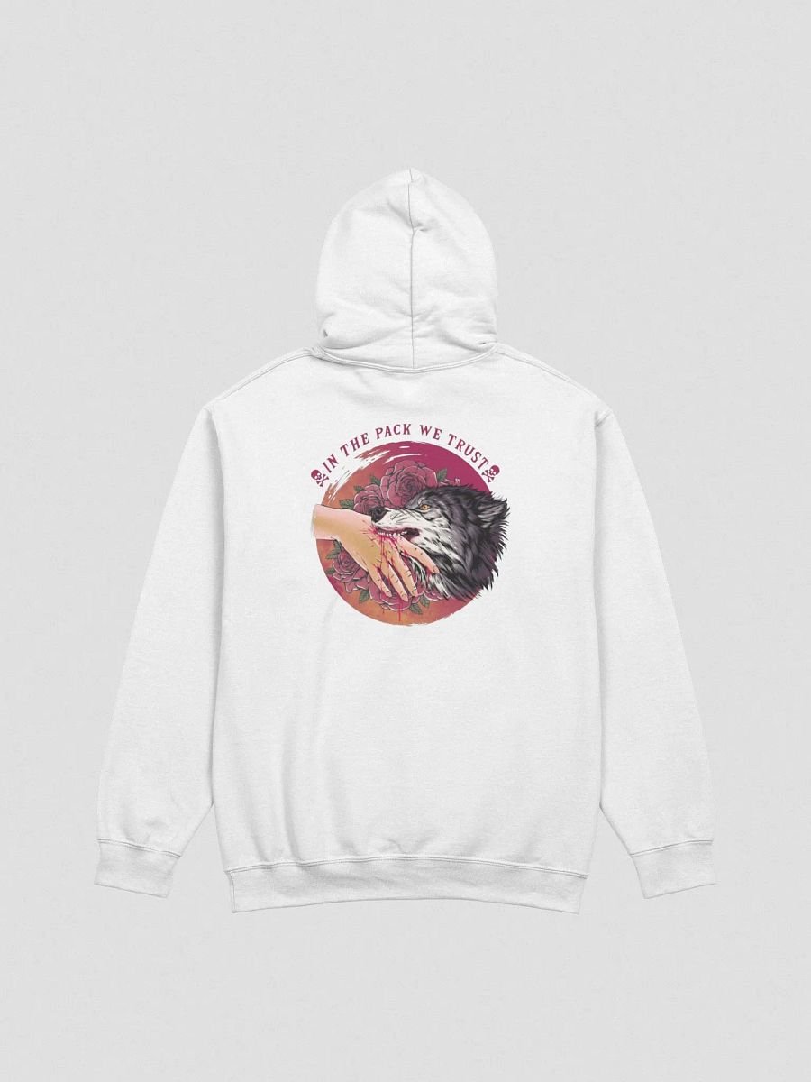 Premium Hoodie In the Pack We Trust (White) product image (2)