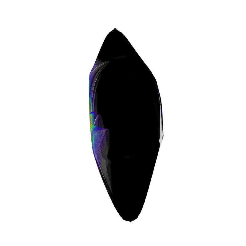 Cubed Oscillations - Lissajous Figures Mathematical Art Pillow product image (4)