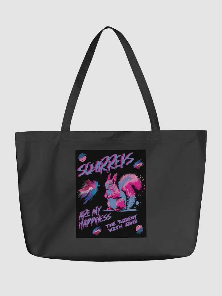 SQUIRRELS ARE MY HAPPINESS ECO TOTE product image (1)