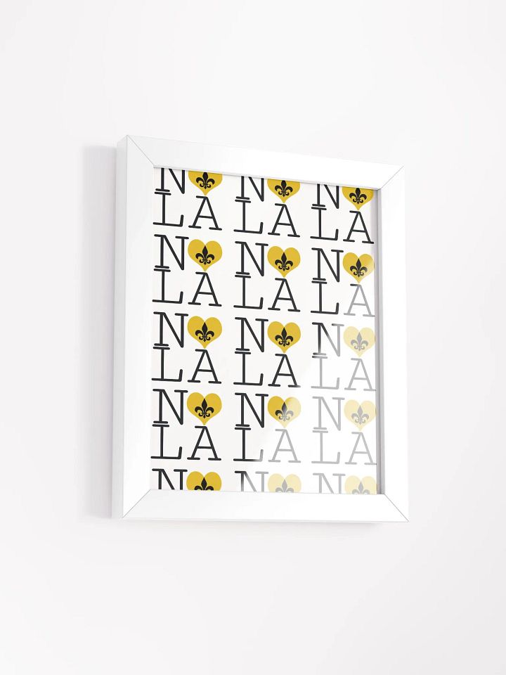 I LOVE NOLA **LEGACY POSTER** (GOLD HEART INFINITY WALL) product image (45)