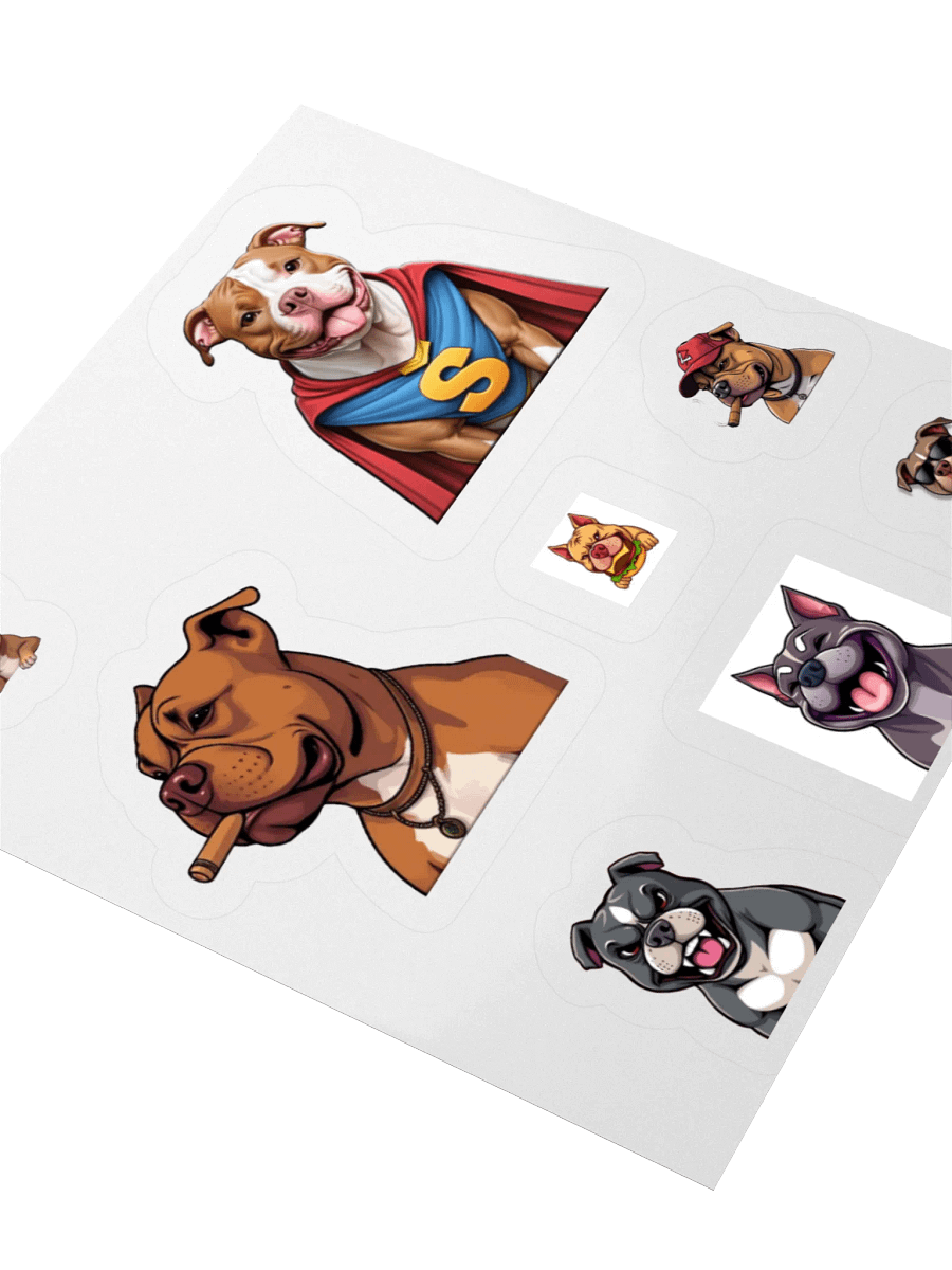 Playful Pup Sticker Set product image (8)
