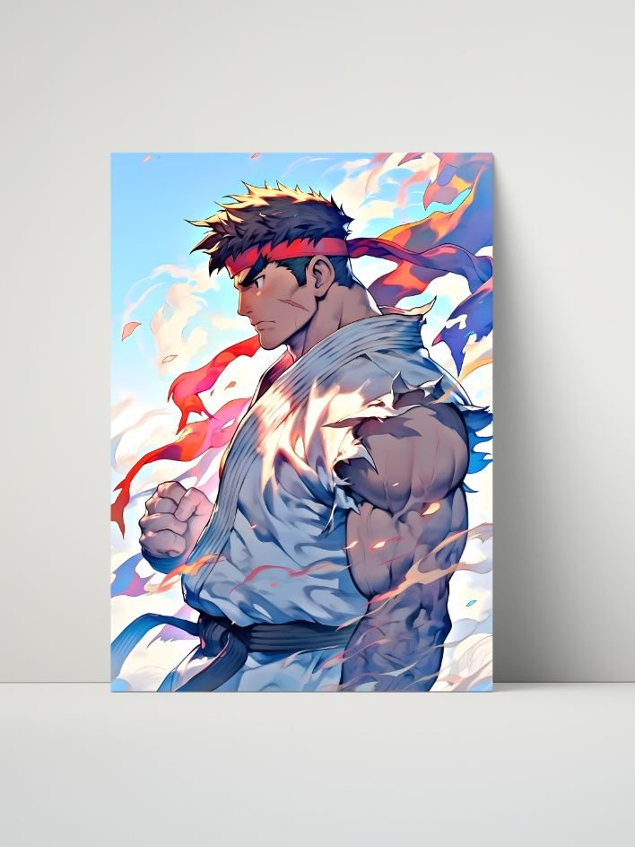 Ryu 8"x10" Metal Print – Embodiment of Strength product image (1)