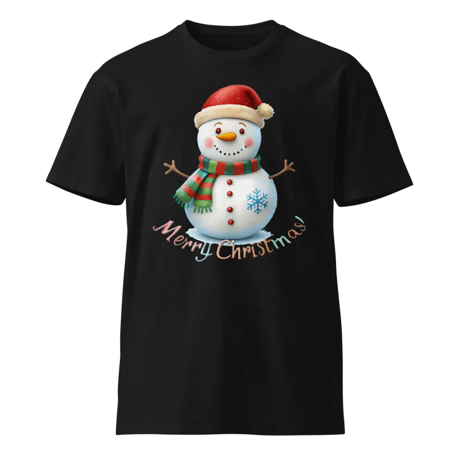 Festive Snowman Merry Christmas T-Shirt product image (1)