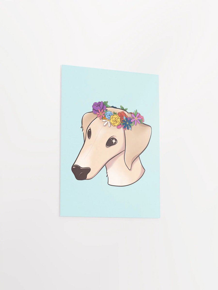 Joey 'Flower Crown' Print - Blue product image (6)