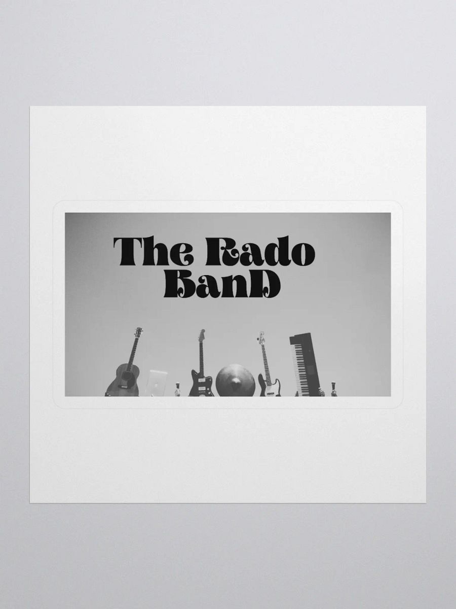 The Rado Band Music Equipment Stickers product image (1)