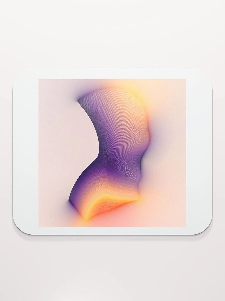 The Outer Glow Of Inner Knowledge Algorithmic Art mouse pad product image (2)