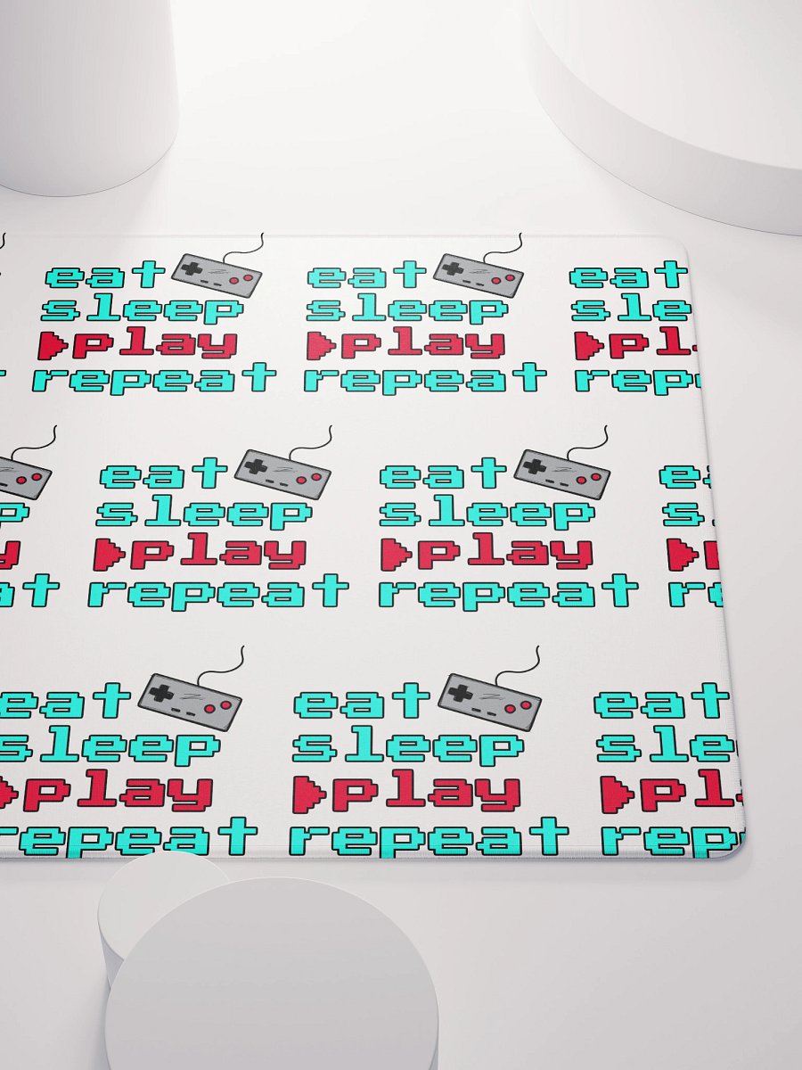 Gaming Mousepad | eat sleep play repeat product image (5)