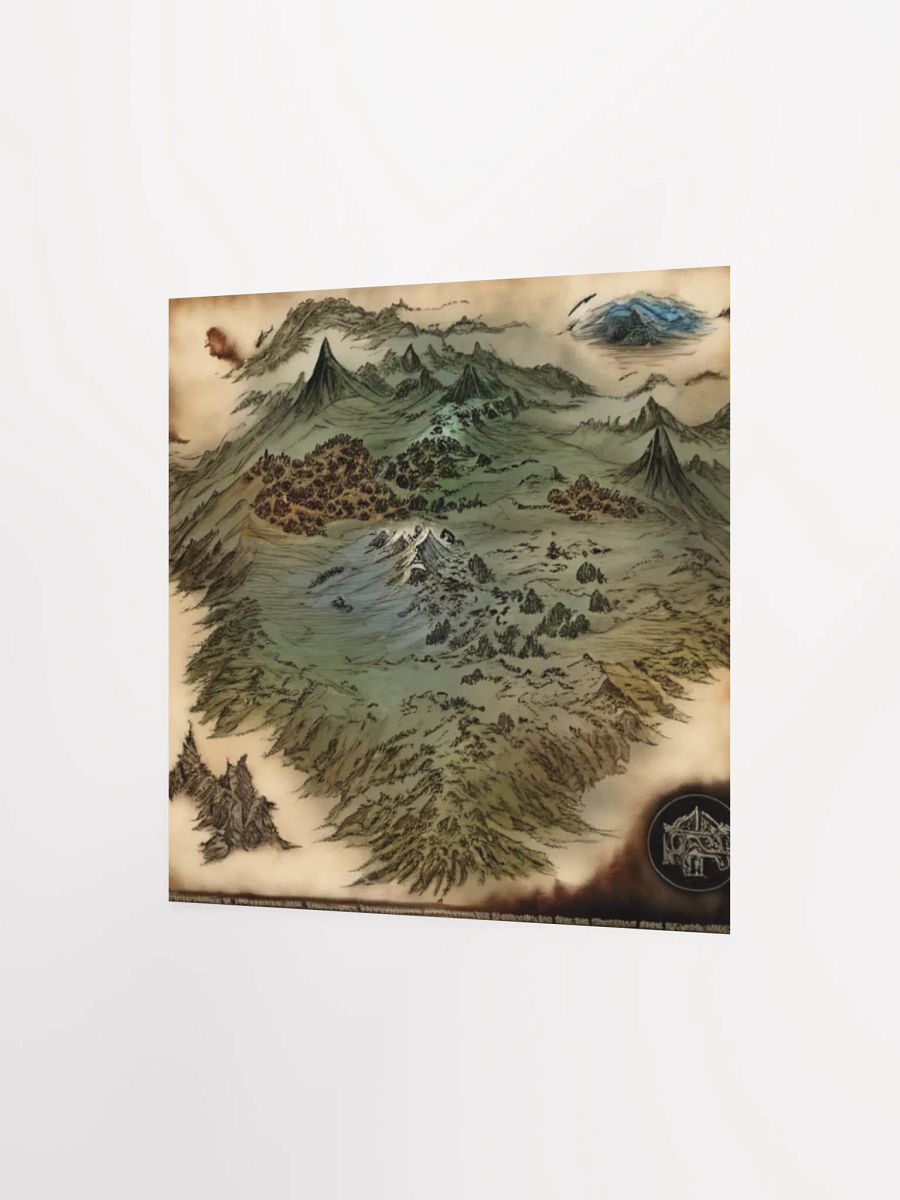Fantasy Landscapes Lord Of The Rings Anime Concept Map Poster product image (10)