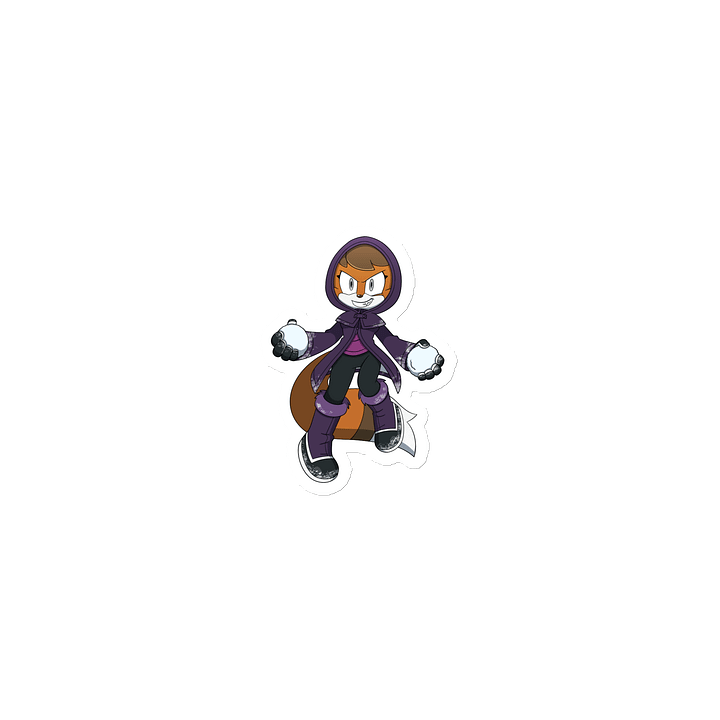 Snowball Fight Cinder Magnet product image (1)
