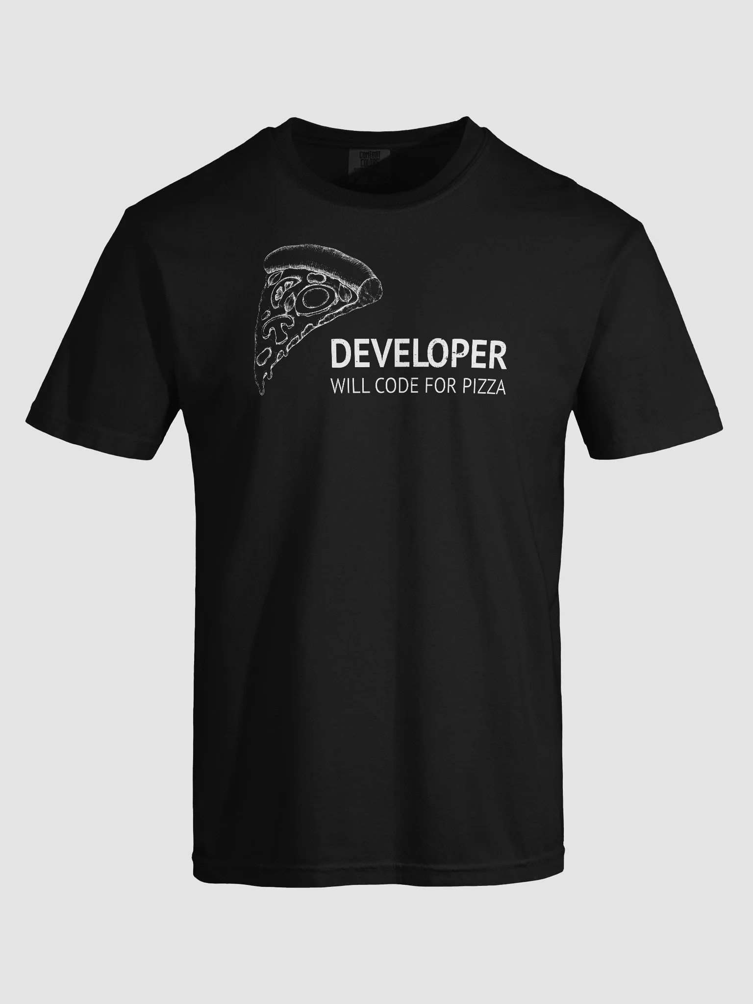 "Fueled by Pizza & Code" T-Shirt – The Dev Diet, Simplified product image (38)