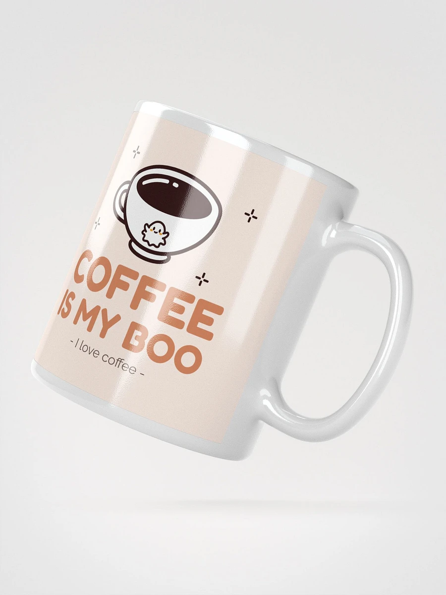 Coffee Is My Boo Ceramic Mug - Spooky 11 oz or 15 oz Ghost Coffee Cup product image (3)