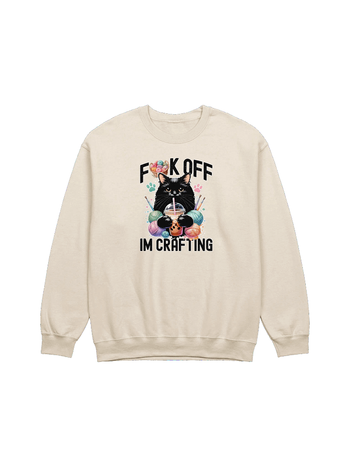 F-ck Off I'm Crafting Sweatshirt product image (4)