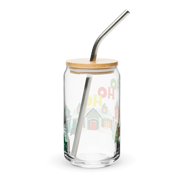 HO HO HO Can-Shaped Glassware product image (2)