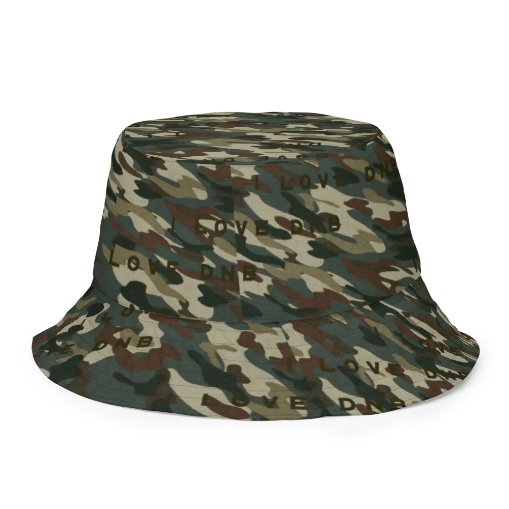 I LOVE DNB Camo Reversible Bucket Hat product image (5)