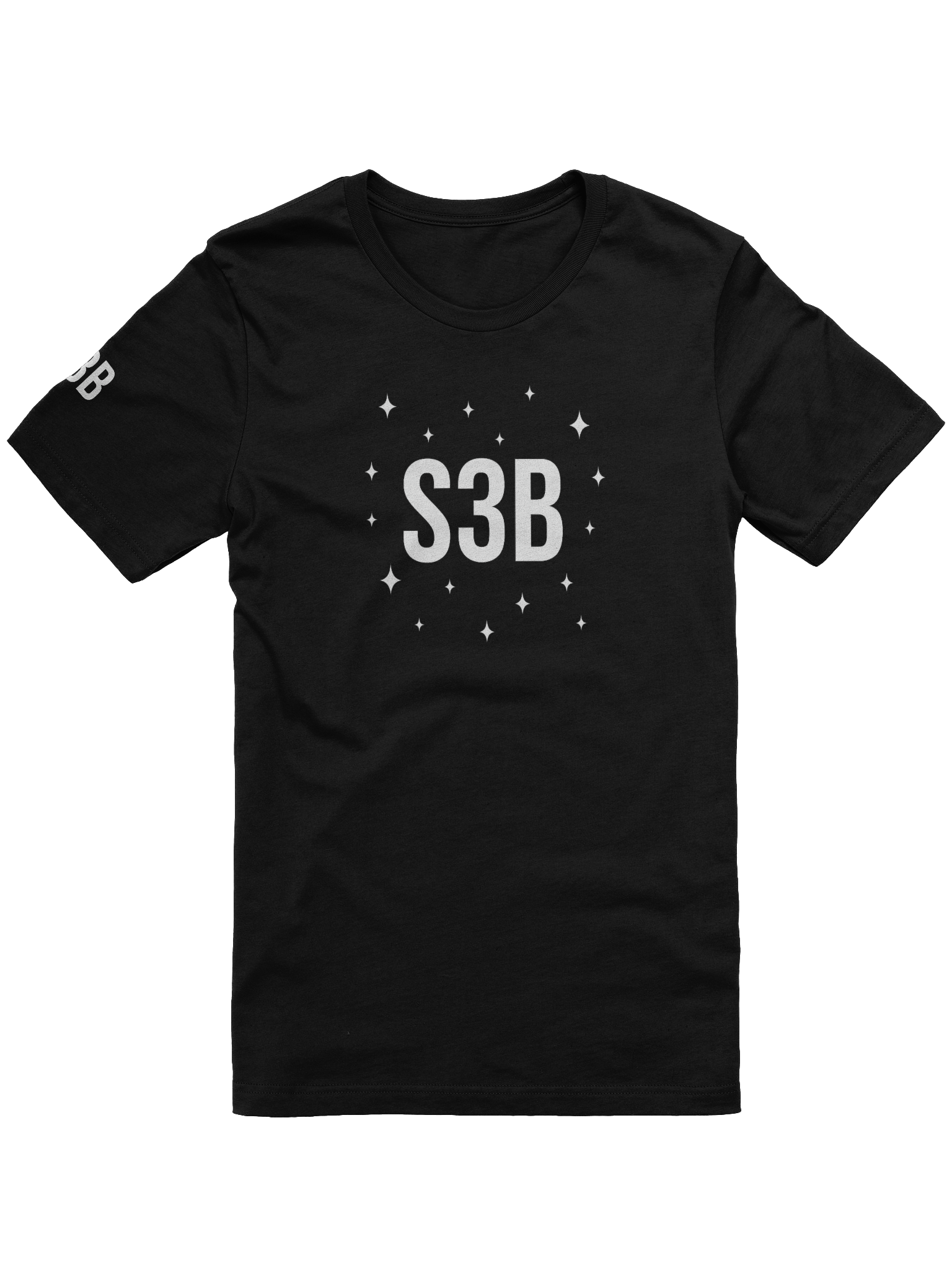 S3B Original Tee - White On Black Edition product image (1)