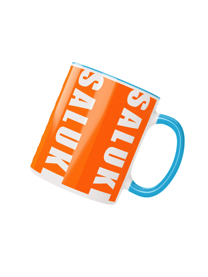 Saluki Orange & Blue 11oz Mug For Saluki Lovers product image (2)