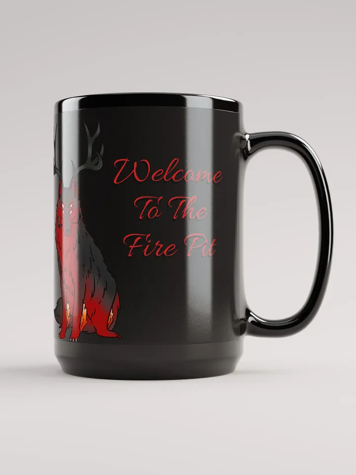 Welcome To The Fire Pit Black Mug product image (1)