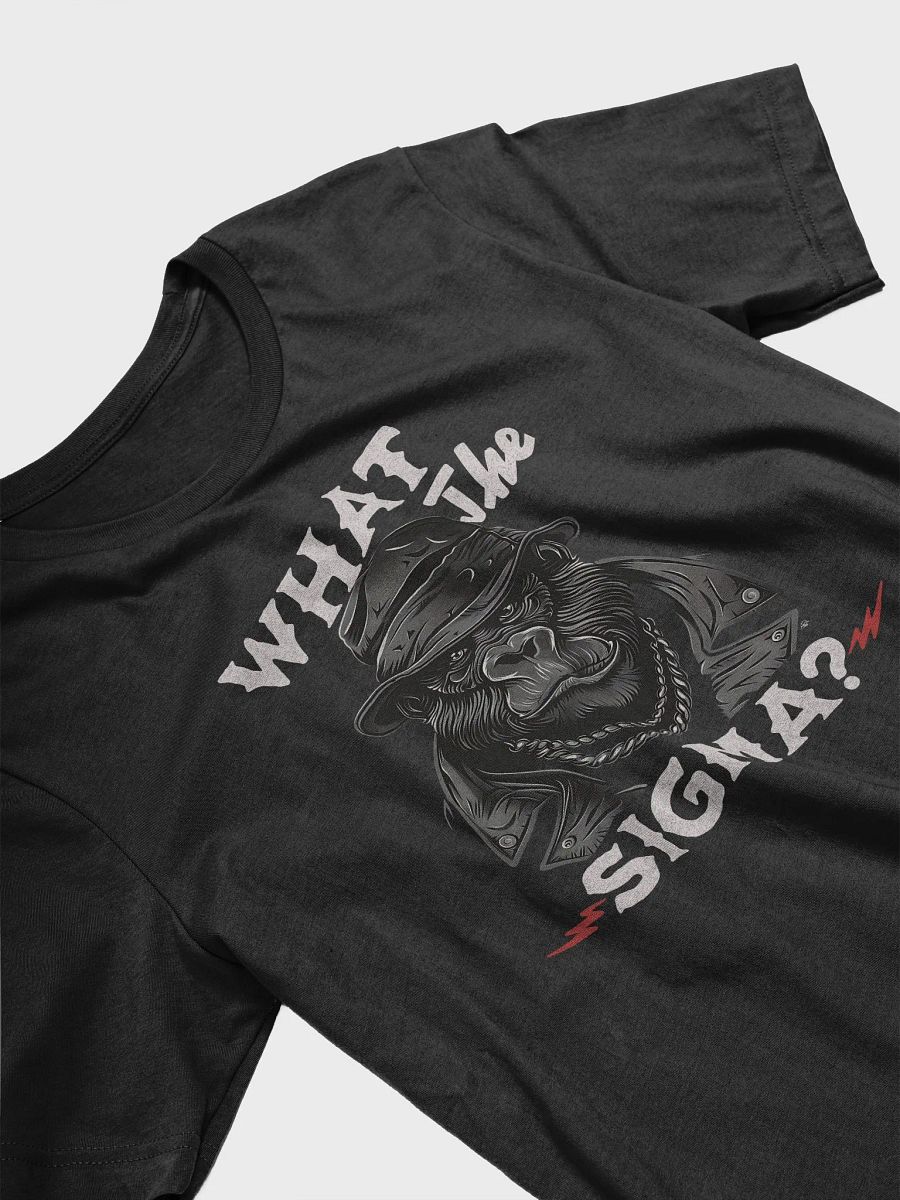 Funny What the Sigma? Ironic meme Gorilla Swagger Hat T-Shirt product image (5)