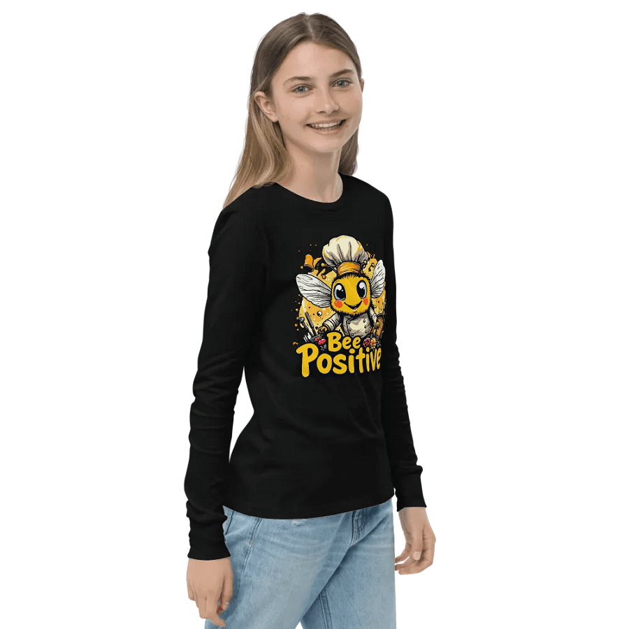 Chef Bee Youth Long Sleeve Tee product image (4)