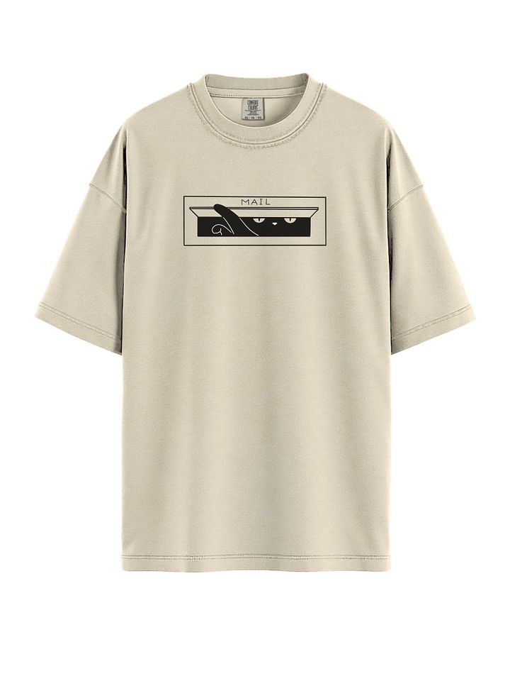 Funny Cat Mail Slot T-Shirt – Peekaboo Kitty Tee product image (1)