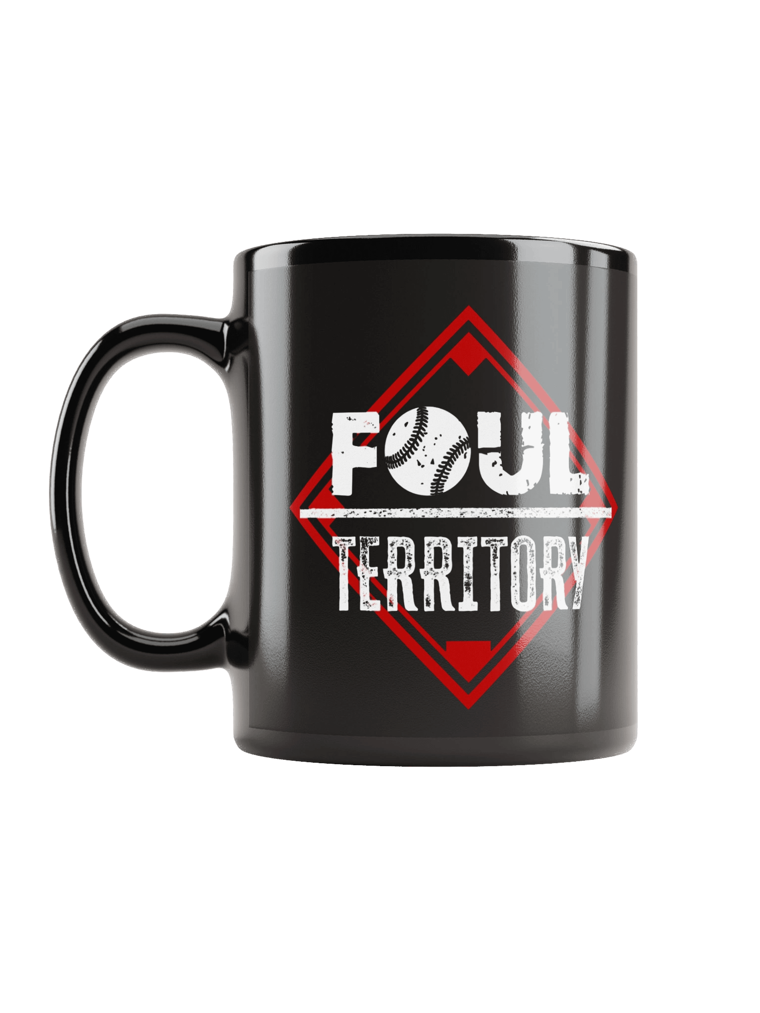 Foul Territory Glossy Black Mug product image (6)