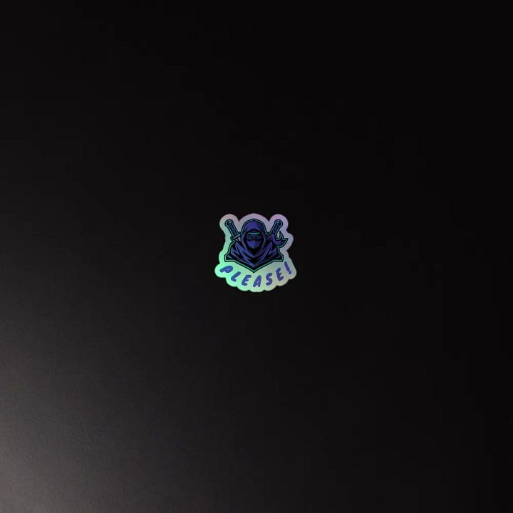 Neon Ninja! Holographic Sticker Sheet product image (2)