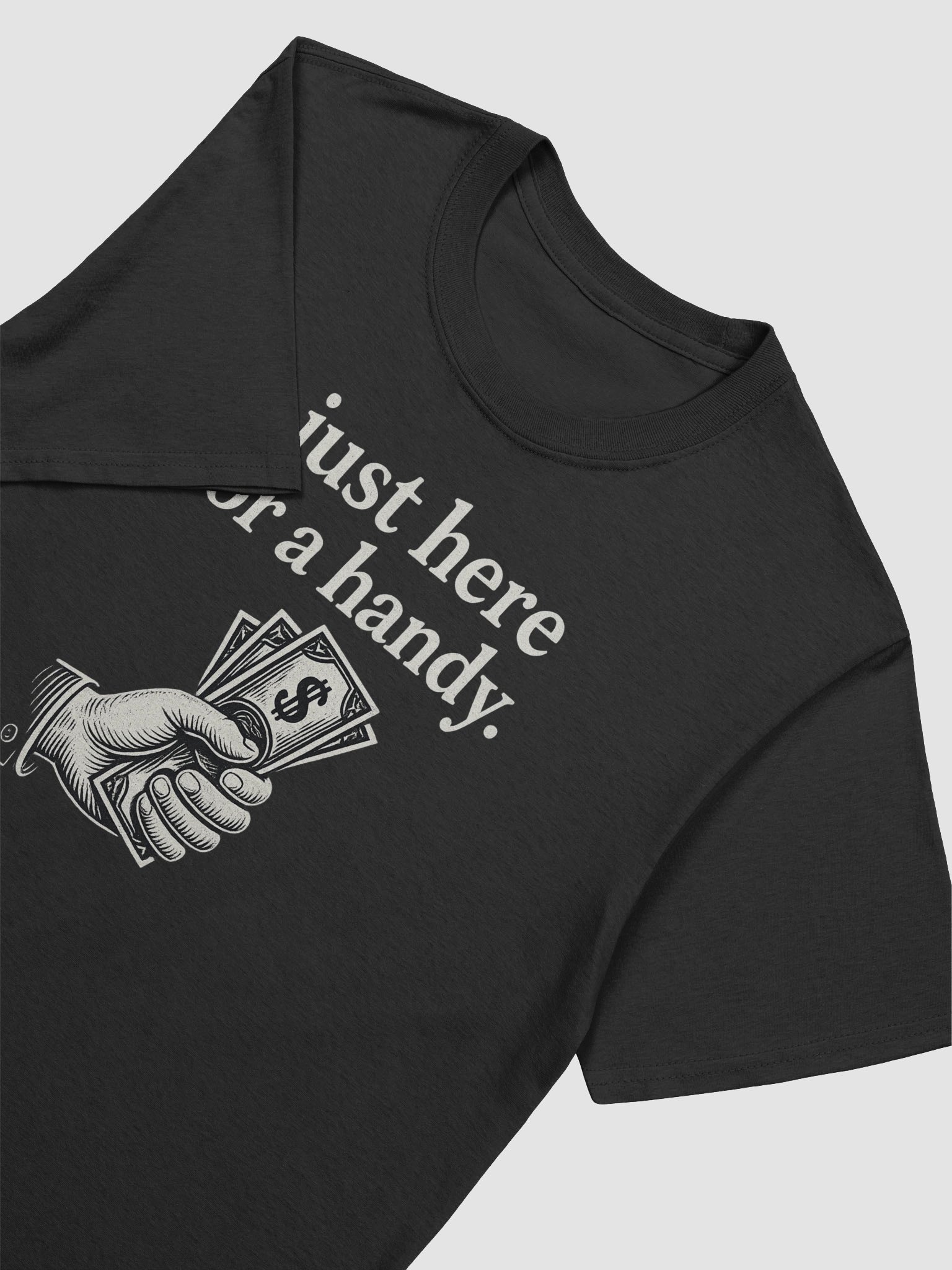 Just Here for a Handy Premium Mens T-Shirt product image (42)