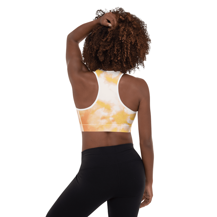 Radiant Burst Tie-Dye Padded Sports Bra product image (3)