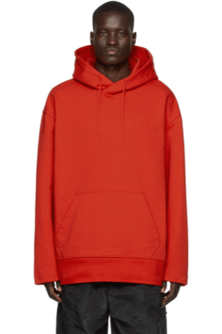 red classic hoodie product image (1)