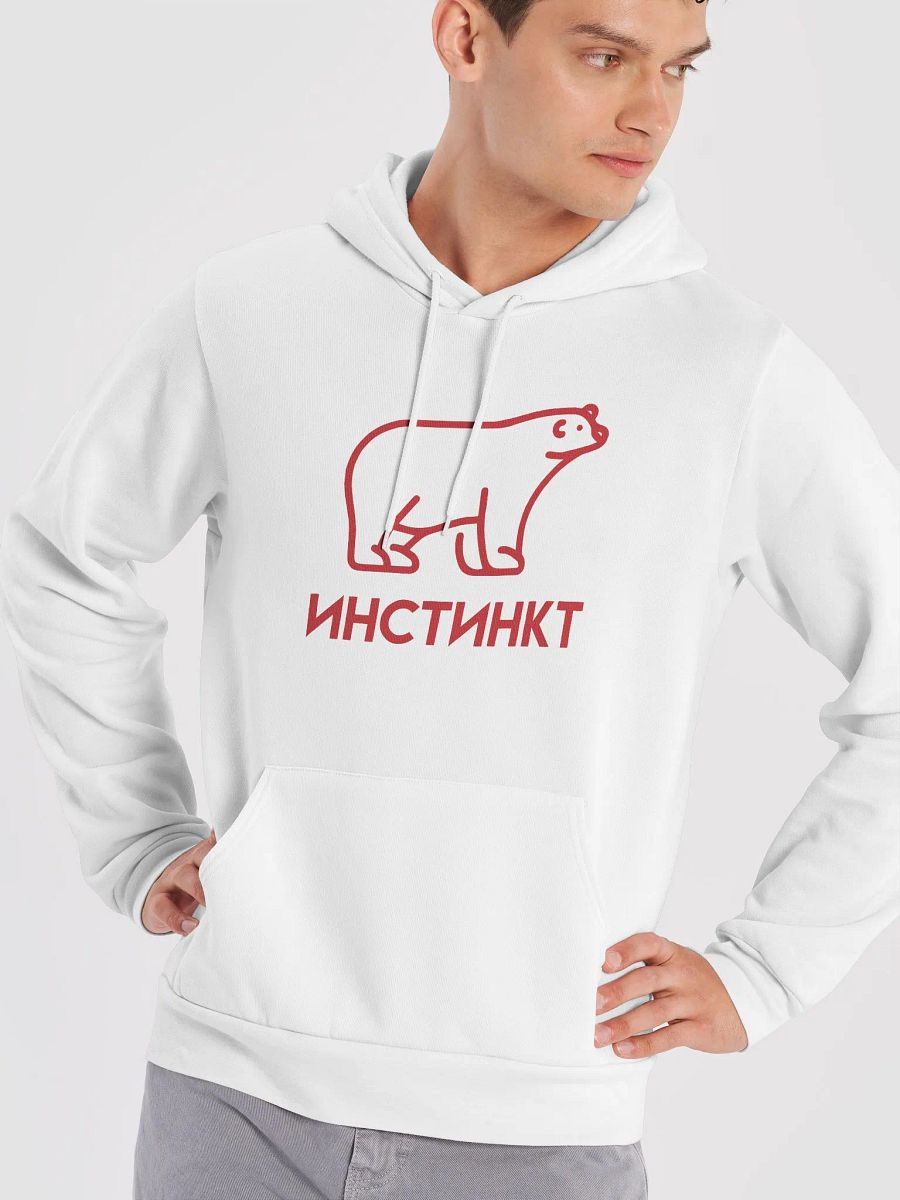 Russian Bear Instinct Bella+Canvas 3719 Bella+Canvas Supersoft Hoodie product image (36)