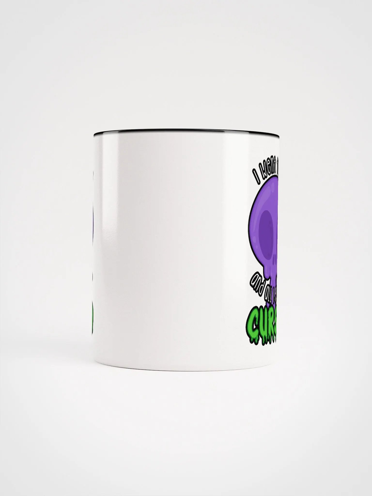 All I Got Was Cursed - Warlock - Ceramic Mug w/Color product image (5)