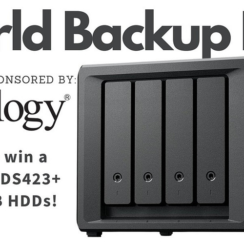 Our giveaway of a DS423+ and 2 8TB HDDs ends this Sunday! Get entered to win! https://gleam.io/f0fWZ/world-backup-day-giveawa...