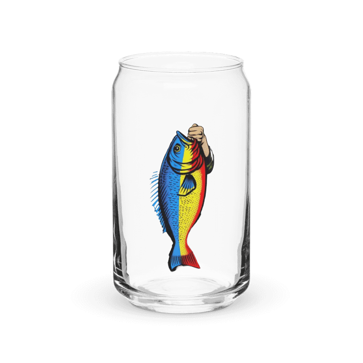 Vibrant Fish Can Glass product image (2)